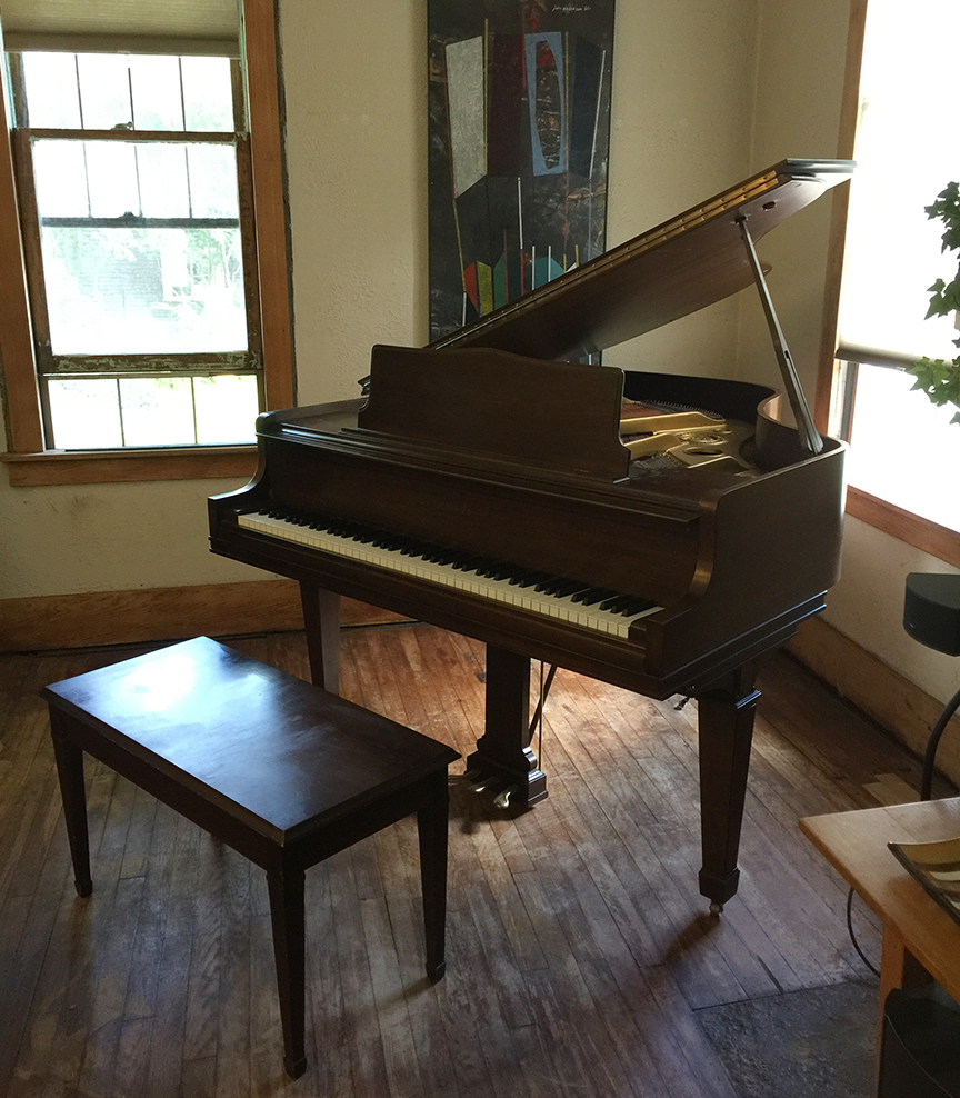 Piano in Living Room